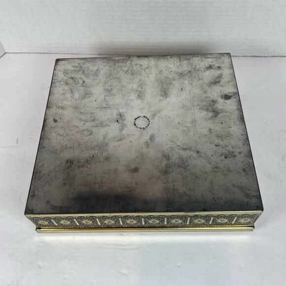 Vintage Decorative Tin Boxes Made in Western Germany Victorian - Picture 11 of 13